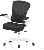 Office Chair, Ergonomic Desk Chairs 330LBS Capacity High Back Mesh Computer Chair with Flip-up Armrests, Comfy Work Chair with Adjustable Lumbar Support, Rolling Chair