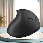 Vassink Ergonomic Mouse, Vertical Wireless Mouse,Mini Mouse Rechargeable 2.4G Optical Carpal Tunnel Mice: 800/1200 / 1600 DPI, 6 Buttons, for Laptop, PC, Computer, Desktop, Notebook etc