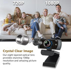 NexiGo N980P 1080P 60FPS Webcam with Microphone and Software Control, USB Computer Camera, Built-in Dual Noise Reduction Mics, 120° Wide-Angle for Zoom/Skype/FaceTime/Teams, PC Mac Laptop Desktop