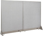 GOF Freestanding Office Partition, Large Fabric Room Divider Panel, 72" W x 48" H