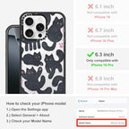 MOSNOVO Magnetic Case for iPhone 16 Pro, 10ft Military-Grade Protection, Compatible with Magsafe, Shockproof Phone Case for iPhone 16 Pro - Black Fluffy Cat - Clear Black