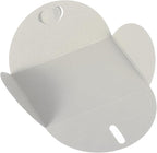 PATIKIL Gift Card Envelopes, 12 Pack Heart Shaped Clasp Small Gift Cards Holder Mini Envelope for Birthdays Weddings, Silver