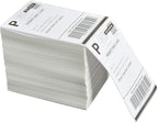 FungLam 4x6 Thermal Printer Labels - 1000 Fanfold Direct Shipping Labels, Perforated With Strong Adhesive - Compatible With Zebra, Rollo and Most Thermal Printers