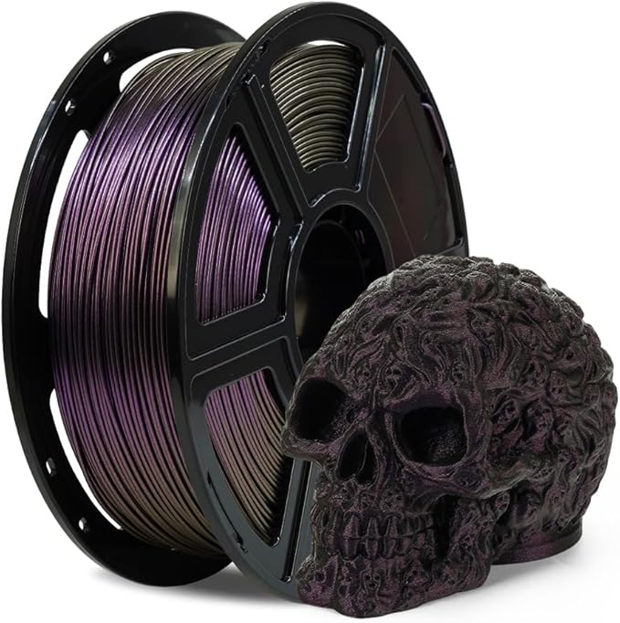FLASHFORGE Chameleon Rapid PLA Filament 1.75mm Abyssal Purple, PLA Color Shift High Flow Speedy 3D Printer Filament, Max 500mm/s Fast Printing, Display Shimmering Effects from Various Angles and Light