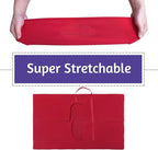 KICNIC Cloth Book Covers 7 Pcs, 6"x9" Stretchable Book Sox Suitable for Most Hardcover Books Up to 8.5”X9.5”, Washable and Reusable Protective Cover for Textbooks