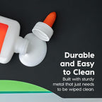 IRIS USA Metal Letter Tray Paper Organizer, 4 Pack, for Letter/A4 File Holder Paperwork Document, Stackable Desktop File Organizer Tray Paper Basket Rack for Office Supplies Home Work, Black