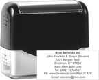 XX-Large Size Custom Self-Inking Stamp Customized Return Address Stamp - Up to 8 Lines of Text Choose from Many Fonts & Ink Colors