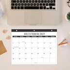 Calendar 2025-2026 for 3 Ring Binder - Wall Calendar from July 2025 - December 2026, 18 Months Calendar with Premium Paper, 3-Hole Calendar/Planner 2025-2026, 8.5" x 11", Black