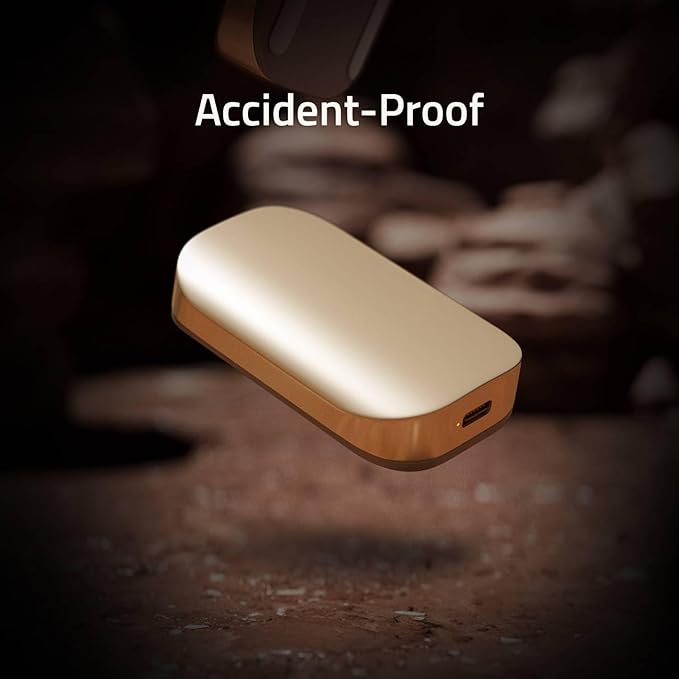 SK hynix Beetle X31 512GB Portable SSD with DRAM, up to 1050MB/s, USB 3.2 Gen2, External Hard Drive Compatible with PC, Mac, Laptop, PS5 (Champagne Gold)