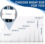 SWANCROWN Magnetic Dry Erase Board 48 x 24 Inches - Large White Board, Silver Aluminum Frame, 4' x 2' Writing Whiteboard for Walls, Home Office, School, Studio