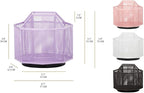 Exerz Desk Organiser/Mesh Desk Tidy Candy/Pen Holder/Multifunctional Organiser 360 Rotating