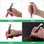 SMOOTHERPRO Liquid Chalk Marker Set 8 Colors 6mm Hightlight Blackboard Colorful Markers for Store Promotion, Menu Board, Art Decoration, Advertisement, Chalkboard (Black)