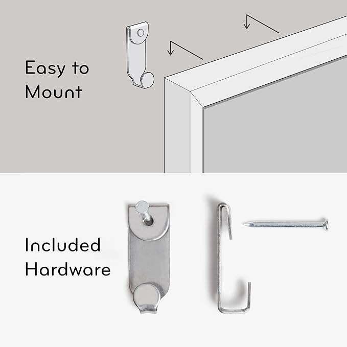 U Brands Linen Bulletin Board, 72"x47", Rustic Wood Style Frame, Industrial Grade Pinning Surface