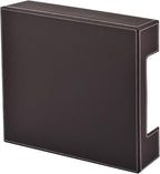 Leather Letter Tray, Office Supplies Desk Organizer for Mail Paper Files Magazines Jewelry Cosmetics,Luxury Letter Holder&Multipurpos Stackable Office Desktop Storage Box,Coffee