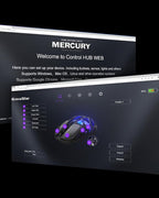 GravaStar Mercury X Wireless Gaming Mouse – 32,000 DPI PAW 3950 Sensor, 1000Hz Polling Rate, Only 49g, Magnesium Alloy Hollow Frame, RGB Lighting, 5 Programmable Buttons