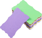 120 Pieces Small Mini Vintage Assorted Colors Blank Note Cards Gift Word Card for Business Cards (12 Colors, 3.66x 2.36 inches)