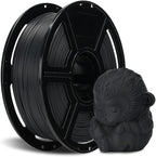 FLASHFORGE Carbon Fiber PLA Filament 1.75mm, Carbon Fiber Reinforced PLA 3D Printer Filament, 1KG Spool Dimensional Accuracy +/- 0.02mm, High Strength & High Abrasion-Resistance (Volcanic Rock Gray)