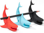Li&Zhao Funny Pen Pencil Holder Stand for Desk - 3 PCS Desk Pen Holders Shark Pen Stand Cute Pen Holder for Desk Pen Display for Kids Desk Organizer Cute Office Decor