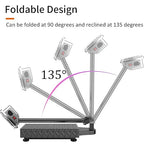 660lb Industrial Floor Platform Scale with 90°-135° Rotate Double Sided Display Weight Computing Digital Scale Platform Scale LB/KG for Luggage Shipping Package Computing