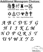 Return Address Labels - Roll of 500 Personalized Labels (Clear)