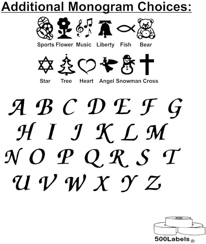 Return Address Labels - Roll of 500 Personalized Labels (White)