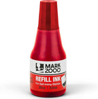 Self-Inking Refill Ink - 2 Pack - Red - 25cc (0.9oz)