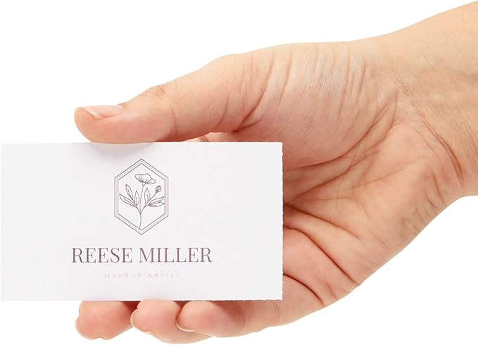 Best Paper Greetings Blank Business Card Paper for Printer, Inkjet and Laser Printable Sheets, 1000 Cards, 3.5 x 2 Inches, White - Pack of 100