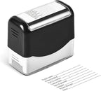 XX-Large Size Custom Self-Inking Stamp Customized Return Address Stamp - Up to 8 Lines of Text Choose from Many Fonts & Ink Colors