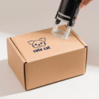 Custom Logo Stamp for Business - Self Inking Stamps with Personalized Logo | 5 Ink Colors (Logo)