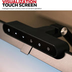 Honeywell LED Desk Lamp with Base - HJ1BK Sunturalux Eye-Caring Architect Desk Lamp for Home Office, 1200LM Computer Desk Light 4 Color Modes Stepless Dimming Task Desk Light with Timer Function Black