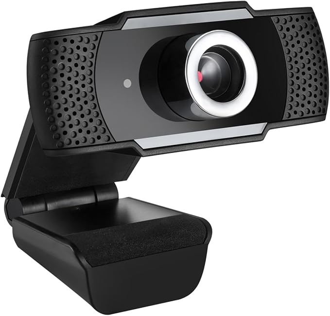 CyberTrack H4 Webcam 1080P HD USB Webcam with Built-in Microphone, Zoom Certified, Black