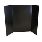 Flipside Products 36” x 48” Foam Project Boards for Presentations, Science Fair, School Projects, Event Displays and Trifold Picture Board - Black - 10 Pack