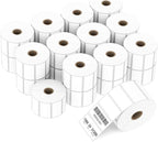 Compatible 2" x 1" Direct Thermal Labels Replacement for Barcodes Postage Address Shipping Compatible with Rollo & Zebra Desktop Printers Adhesive & Perforated (24 Rolls, 1300 Labels/Roll)