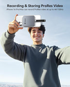 Yottamaster 512GB Magnetic External SSD, Up to 2000MB/s USB 3.2 Gen 2x2 Portable Solid State Drive, Supports 4K ProRes HDR Compatible with iPhone 16/15 Pro Max, Smartphone, Tablet, Laptop