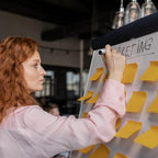 Comix Low Odor Dry Erase Markers, Chisel Tip White Board Markers, 36 Bulk 4 Colors Thick Markers for Kids Teachers