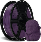 FLASHFORGE Carbon Fiber PLA Filament 1.75mm, Carbon Fiber Reinforced PLA 3D Printer Filament, 1KG Spool Dimensional Accuracy +/- 0.02mm, High Strength & High Abrasion-Resistance (Iris Purple)