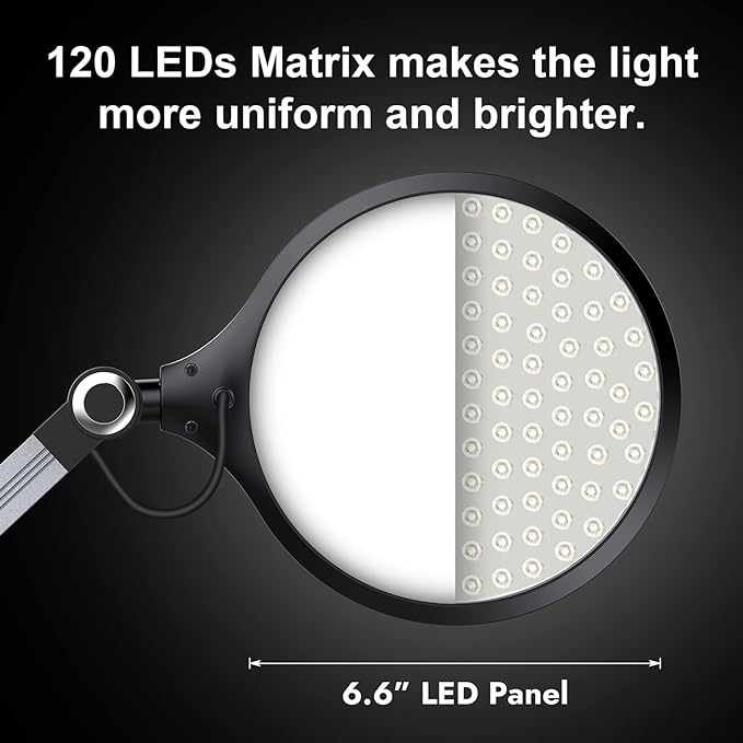 Desk Lamp,Led Architect Desk Lamp,Desk Lamps for Home Office,Table lamp with Wireless Charger & Adjustable Swing Arm,Touch Control, 3 Lighting Mode,5 Brightness,Eye-Caring Office Lamp