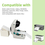 8 Stacks 4" x 6" Fanfold Direct Thermal Labels, 4000 Labels (500/Stack), Compatible with Zebra, Rollo, MUNBYN, NELKO Printers