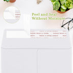 100 Pcs 3 Sizes Catalog Mailing Envelopes, Peel and Seal, Anti Tear Kraft Paper Printable Catalog Envelope for Filing, Storing or Mailing Documents, 6 x 9 In, 9 x 12 In, 10 x 13 In (White)