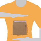 100 Qty 5.25 x 7.25 inches Printable A7 Invitation Envelopes & 100 Qty Folded Cards, Self Seal 120GSM Brown Kraft Paper Envelopes for Invitations, Papers, Photos, Documents, Wedding