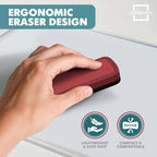 SCRIBBLEDO Dry Erase Eraser Boho Magnetic White Board Eraser for Streak-Free Cleaning for Dry-Erase Whiteboard Multi Pack for Classroom Office & Home 2 Pack