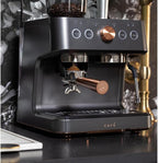 Café Bellissimo Semi Automatic Espresso Machine + Milk Frother | WiFi Connected| Built-In Bean Grinder, 15-Bar Pump & 95-Ounce Water Reservoir | Matte Black, C7CESAS3RD3