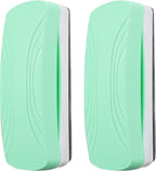 Ddaowanx Whiteboard Eraser, Magnetic Dry Erase Eraser, Glass Board Eraser,School and Office Supplies, Pack of 2 (Light Green)