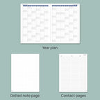 POPRUN Academic Planner 2025-2026, 8.5'' x 11.25'', Quarter-Hourly Appointment Book (July 2025-June 2026) with PU Leather Soft Cover, Dual Pockets, Monthly Tabs, 100GSM Thick Paper - Claret