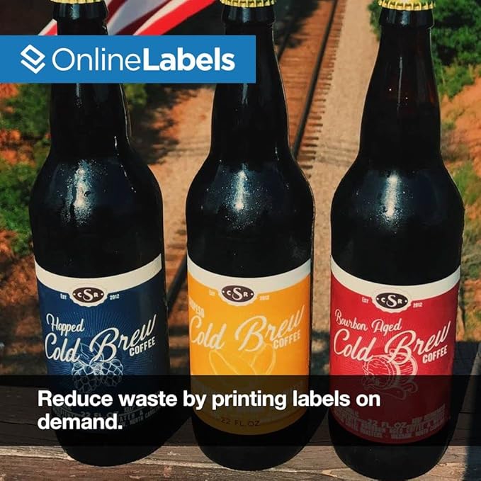 4 x 4 Square Label - Pack of 8,000 Labels, 2,000 Sheets - Inkjet/Laser Printer - Online Labels