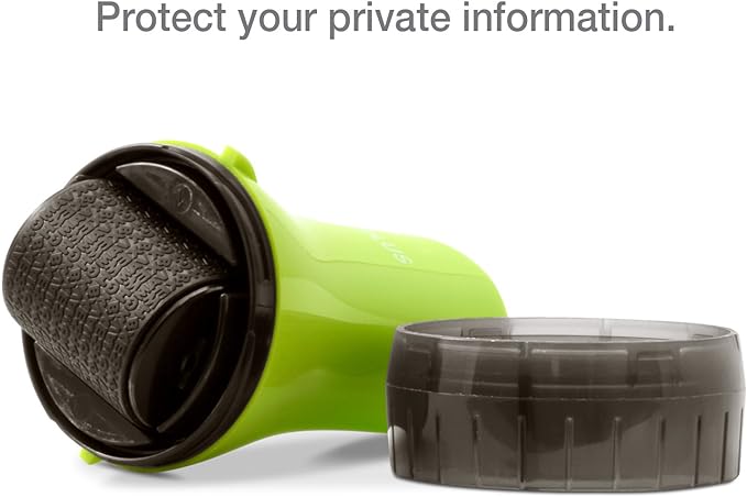 Guard Your ID Wide Advanced Roller 2.0 Identity Theft Prevention Security Stamp Green