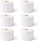 Zebra 3 x 3 in Direct Thermal Paper Labels Z-Perform 2000D Permanent Adhesive Shipping Labels 1 in Core 6 rolls 10031638SP