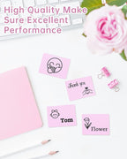 Phomemo M220 Labels,3 Roll Pink Labels for M220 M110 M108 M250 M260 M221 M200 M120 M150 Label Maker,1.57'' x 1.18''(40 x 30mm) Sticker Label for Barcode,Name,Home,Office,School