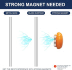 TSJ OFFICE Glass Dry-Erase Board - 72 x 48 Inches (6' X 4') Wall Mounted Glass Magnetic Whiteboard, Extra Large Frameless White Board for Office, Home & School