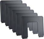 6 Pieces Upright Boards, Accessory Parts of Expandable File Folder Holder, Black